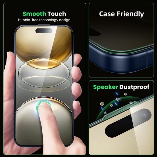 Thumbnail 4 de WSKEN iPhone 17 Pro Max Privacy Screen Protector 2 pack