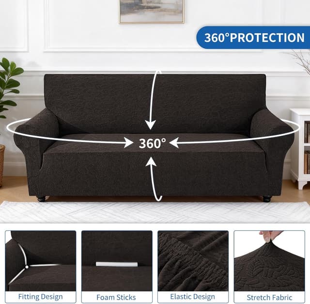 Detalle de YSTELLAA copridivano 2 posti elasticizzato