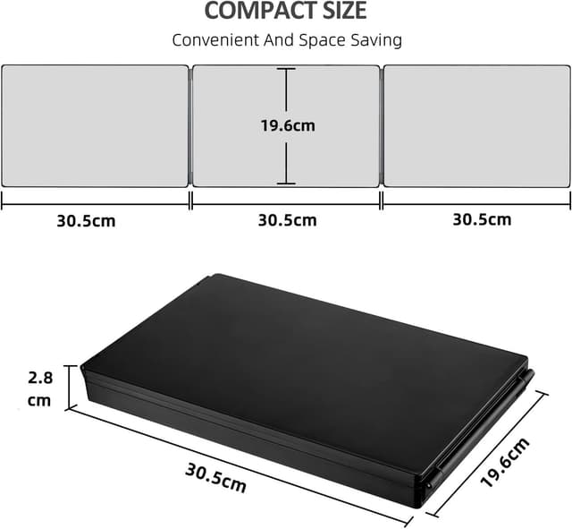Thumbnail 5 de Vanexiss 3 Way Mirror 360° view