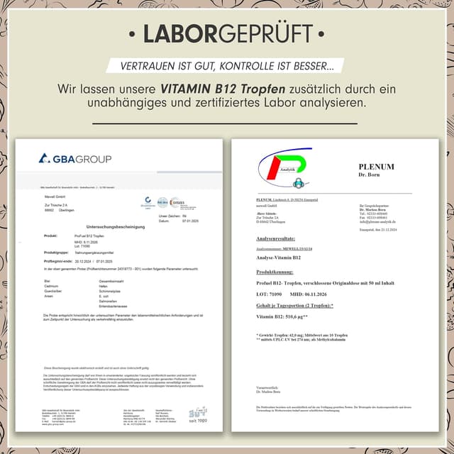 Thumbnail 4 de Vitamin B12 Tropfen 1800 Tropfen