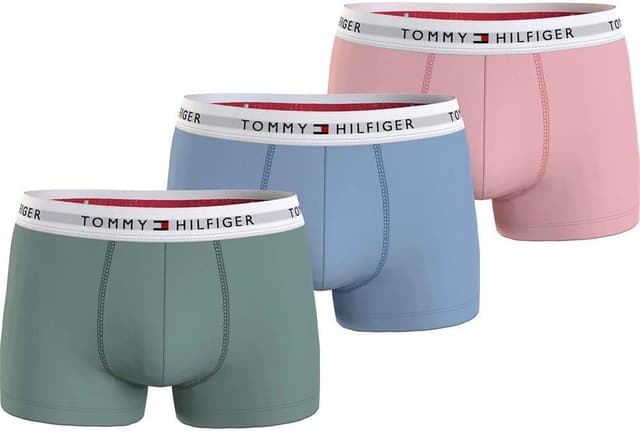 Detalle 2 de Tommy Hilfiger Boxers caleçons homme en lot de 3 : coton avec stretch