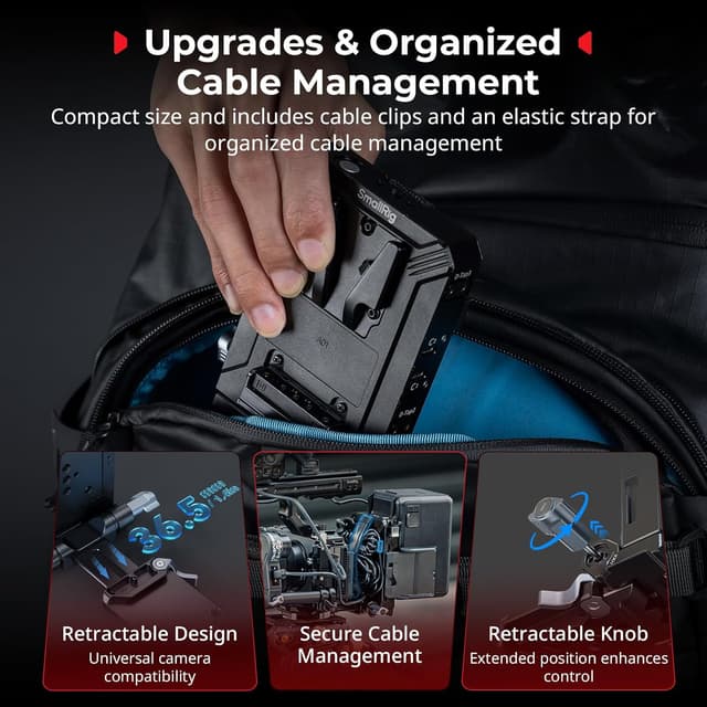 Thumbnail 6 de SMALLRIG 5227 Plaque V multifonction 65 W