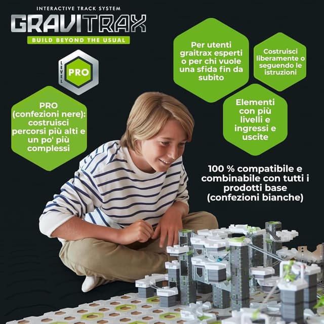 Detalle 2 de Ravensburger GraviTrax PRO ThemeSet: pista per biglie con 190 pezzi