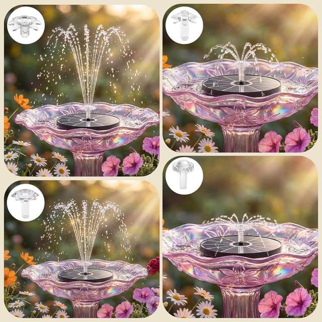 Detalle de AISITIN Solar Springbrunnen 3,7 W für Außen