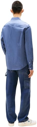 Detalle de Tommy Jeans TJM Camisa manga larga azul XS