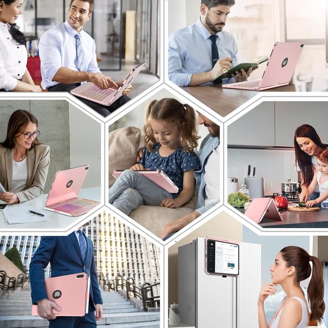 Thumbnail 2 de TQQ Touchpad Keyboard Case for iPad A16