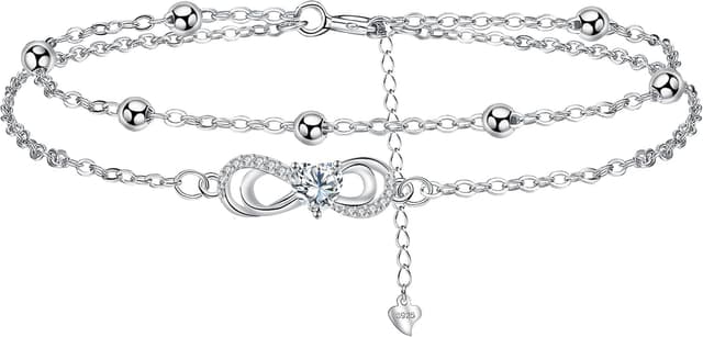 Thumbnail 6 de Yinsen Damen Unendlichkeitsherz Armband aus 925 Sterling Silber – Geschenkidee zu Geburtstag, Muttertag & Weihnachten