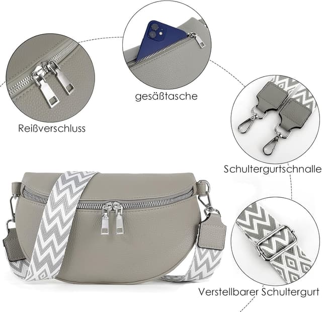 Detalle 1 de TANTOMI Borsa a tracolla 24x15 cm