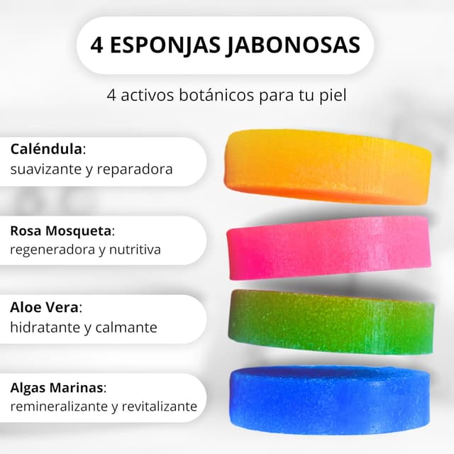 Thumbnail 2 de CABRERIZO SOAP Esponja jabonosa 4×100 g