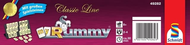 Detalle 2 de Schmidt Classic Line My Rummy Gioco di società 30 min