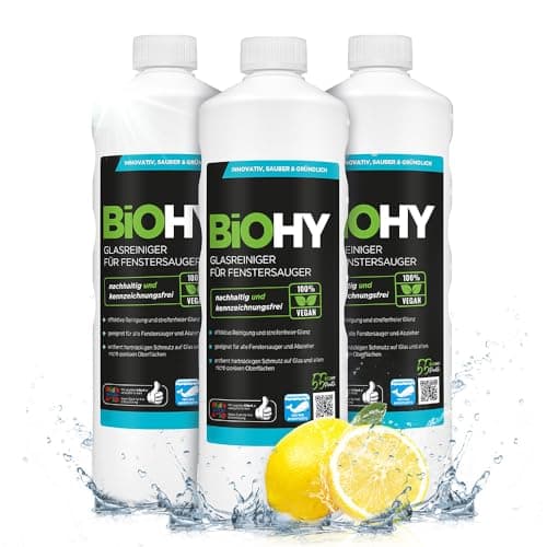 Imagen de BiOHY Nettoyeur de vitres pour aspirateur, 3 x 1 L ⚙ en OfertitasTOP