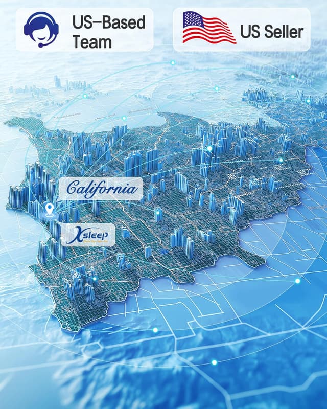 Detalle de Xsleep Queen Air Mattress with Built-In Pump (13" Raised) — Fast Inflate/Deflate, Up to 660 lbs