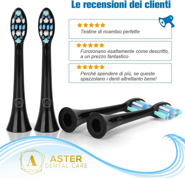 Detalle 1 de Aster Dental Care testine Philips Sonicare 16 pack