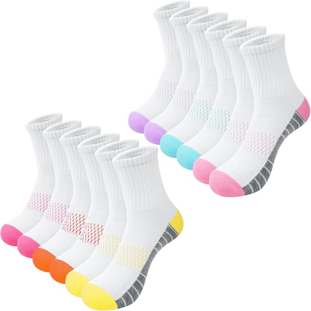 Detalle de Chalier Finery Womens Trainer Socks – cushioned, breathable walking and sports support socks