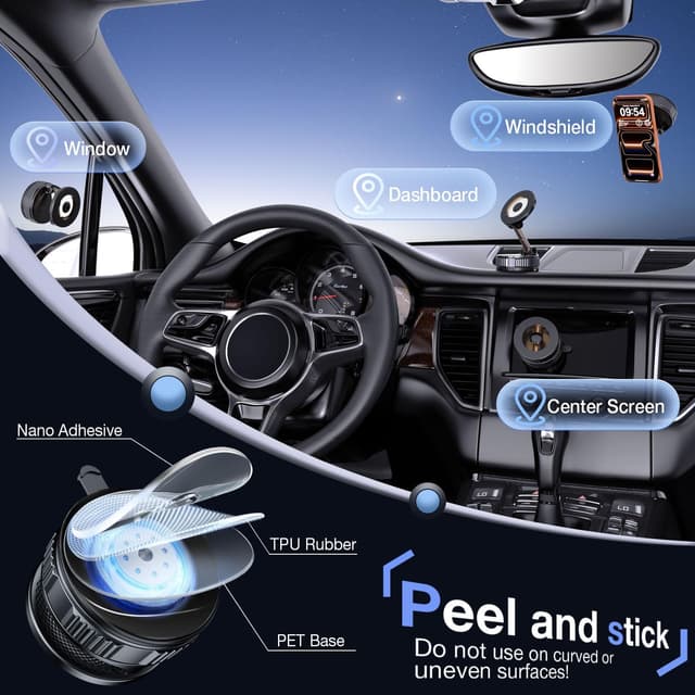 Detalle 2 de Vooii Car Phone Holder MagSafe 360°