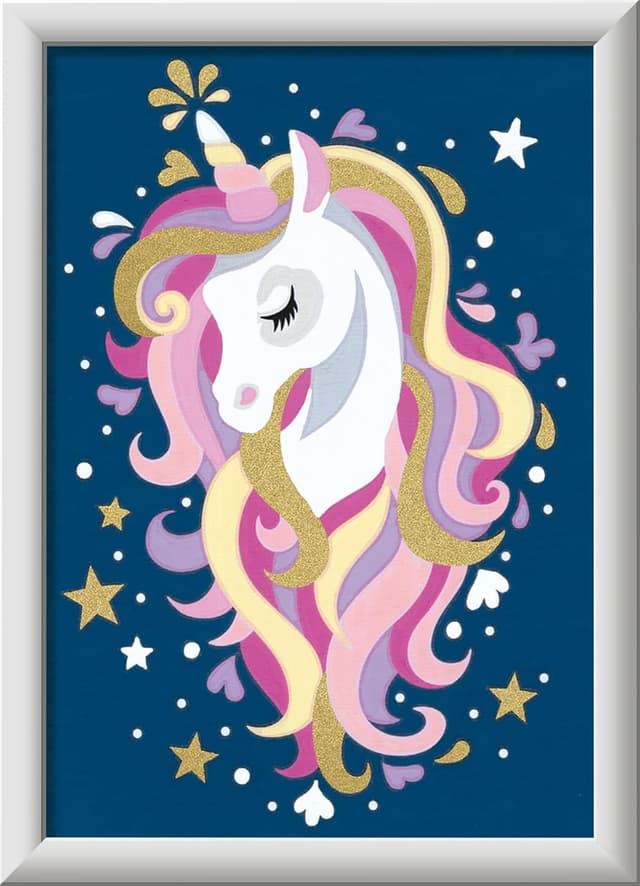 Detalle 2 de Ravensburger CreArt Atelier Unicorno – Dipingere con i Numeri (kit pittura per bambini 7+)