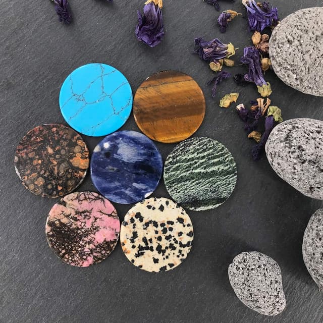 Thumbnail 3 de Morella Femme Chakra Coin Pendentif 33 mm