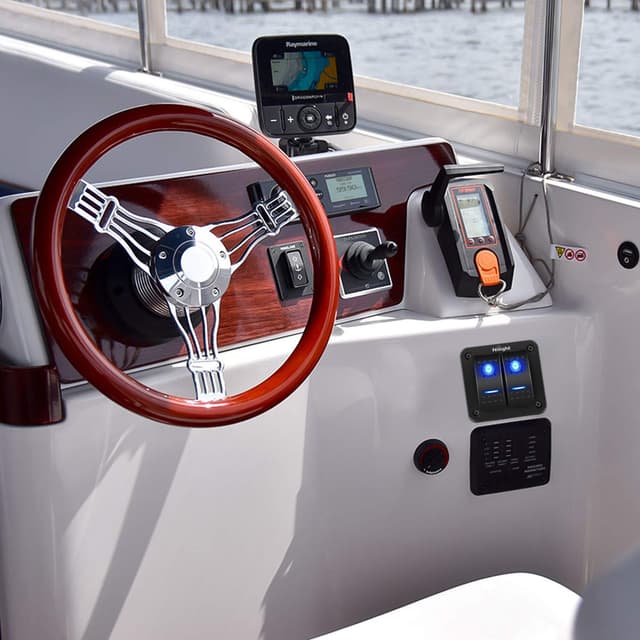 Detalle de Nilight 90106B 2-Gang Rocker Switch Panel (5-Pin) for 12V/24V Vehicles, Marine & ATVs — Blue