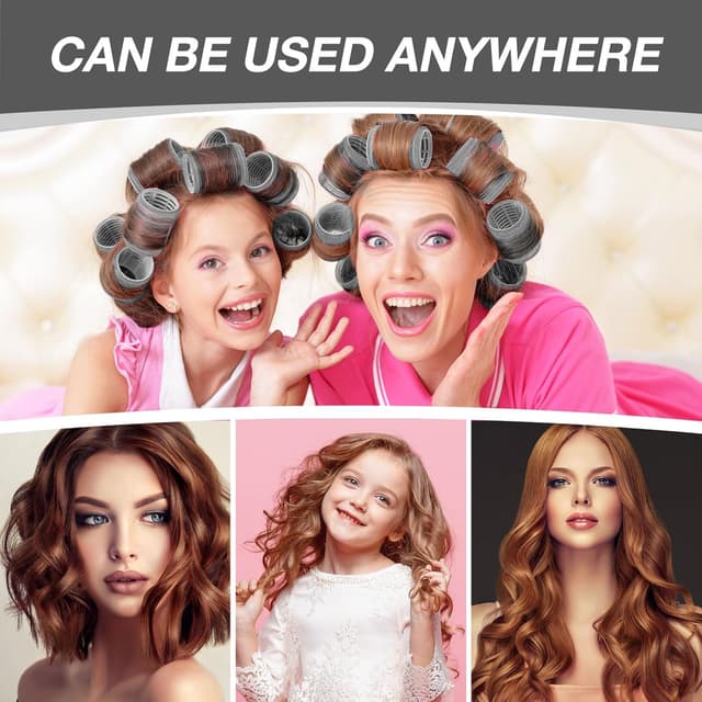 Thumbnail 6 de 50 Stück Lockenwickler 4 Größen 💇