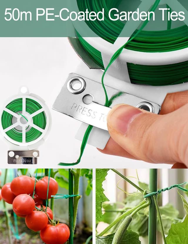 Thumbnail 3 de 10Pcs 10" x 16" Plant Support Stakes 25×40cm