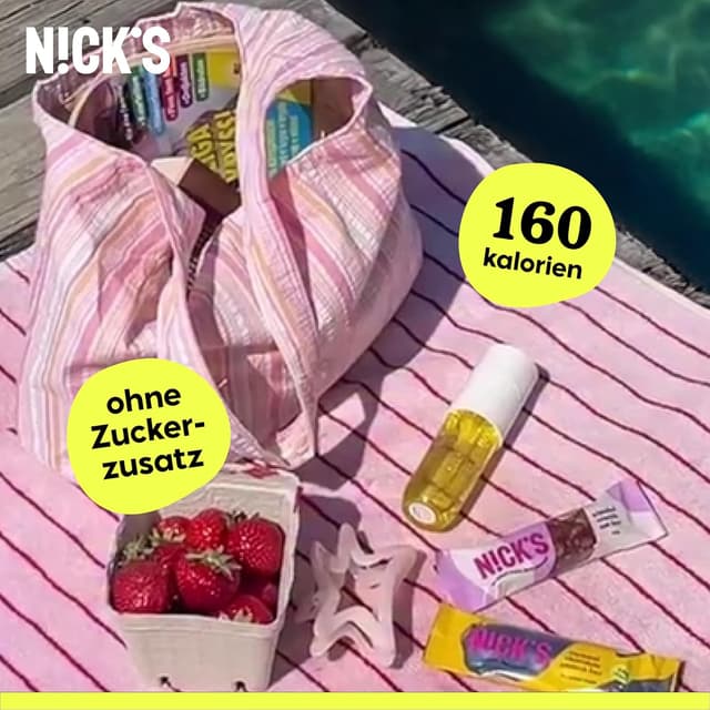 Thumbnail 2 de NICKS Nut Bar Peanut Crisp 160 kcal