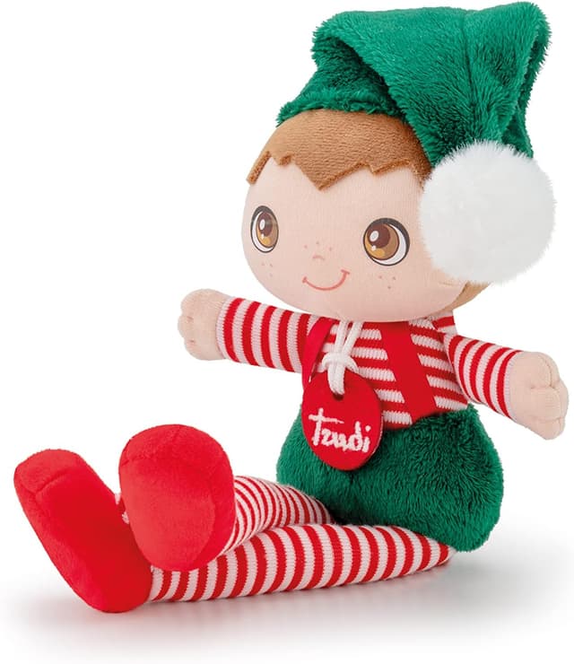 Detalle 2 de Trudi Elfo Rudy elfo natalizio in peluche (modello TUDP6220) taglia M