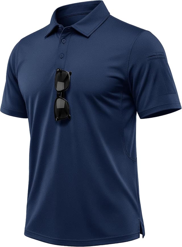 Thumbnail 6 de MAGCOMSEN Men’s Breathable Quick Dry Golf Polo Shirt (Summer Outdoor, Short-Sleeved)