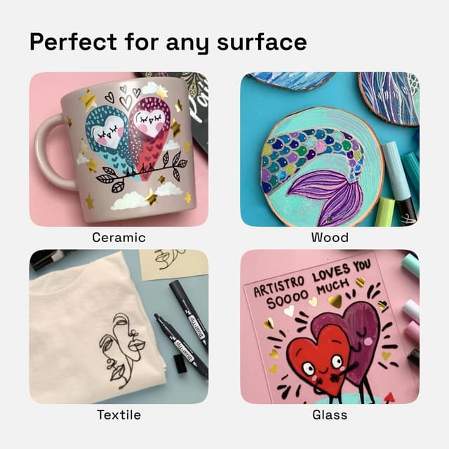 Detalle de Artistro Acrylic Paint Pens 24