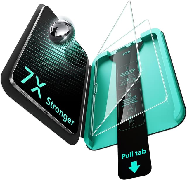 Detalle de ESR 2er Armorite Schutzfolie für iPad Air 11 Zoll (M4/M3/M2, 2026/2025/2024) – 9H Panzer-Glas mit UltraFit