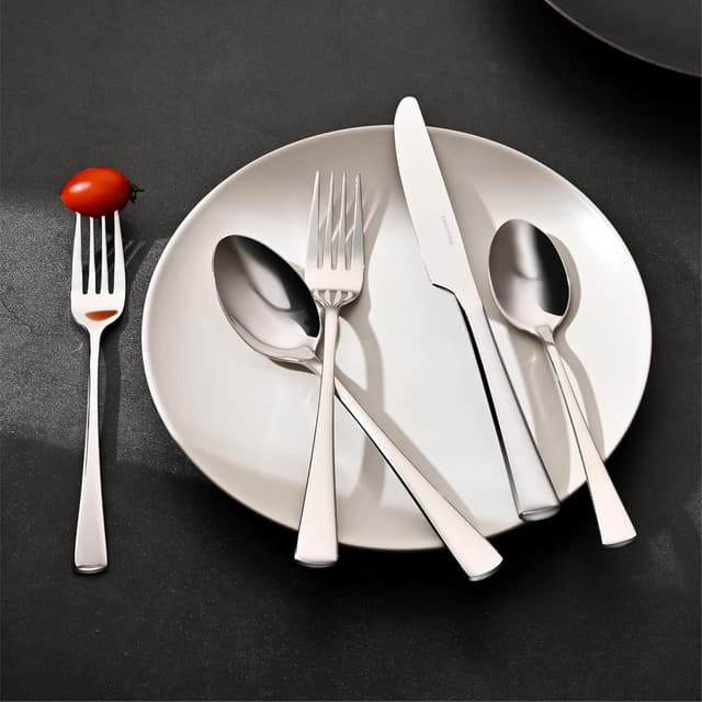 Thumbnail 6 de KINGSTONE 65-Piece 18/10 Stainless Steel Silverware Set for 12 (Dishwasher Safe, Mirror Finish)