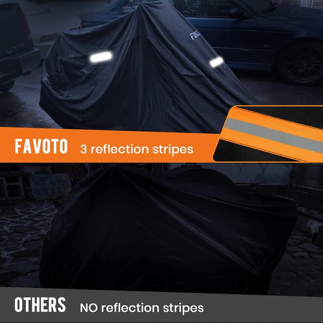 Thumbnail 5 de Favoto Motorbike Cover 225x105x125 cm waterproof