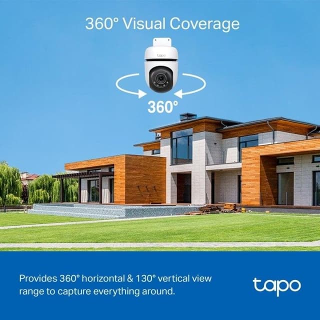 Detalle de TP-Link Tapo TC41 Cámara vigilancia exterior 2K 360º