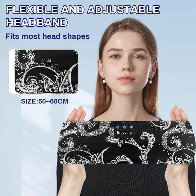 Thumbnail 4 de flintronic Schlafkopfhörer Bluetooth Stirnband