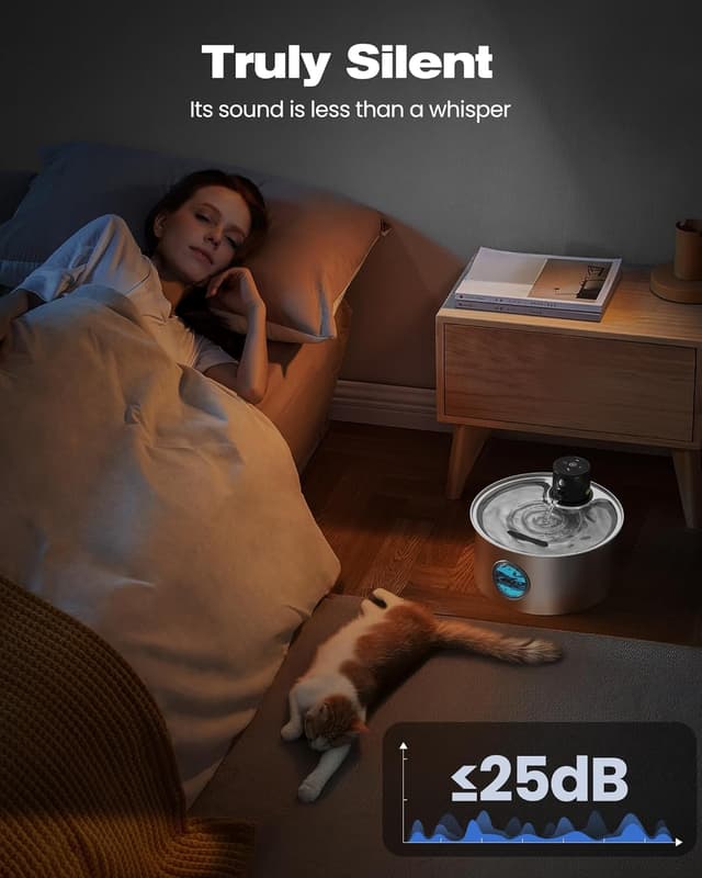 Thumbnail 5 de Katzenbrunnen Sensor 3,2 L kabellos Trinkbrunnen