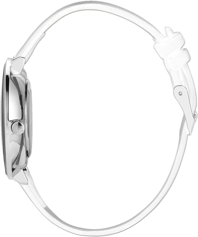 Detalle de KIMOMT Montre femme à quartz avec bracelet en cuir — montre-bracelet de mode étanche pour tous les jours