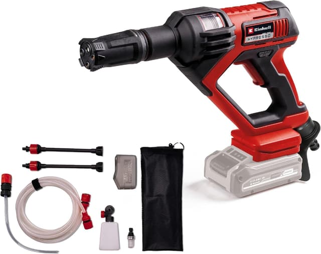 Detalle de Einhell HYPRESSO 18/24-1 Power X-Change (18 V) batteria 240 l/h, 24 bar – irrigazione e pulizia mobile, accessori inclusi (senza batteria e caricatore)