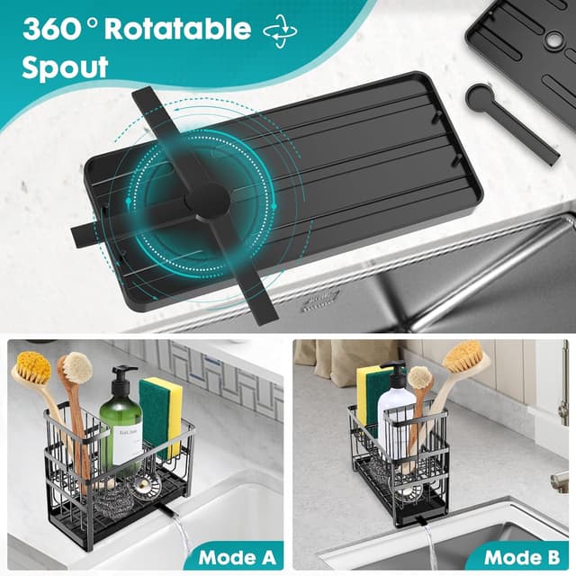 Thumbnail 1 de Sinnsally 2-Tier Kitchen Sponge Holder