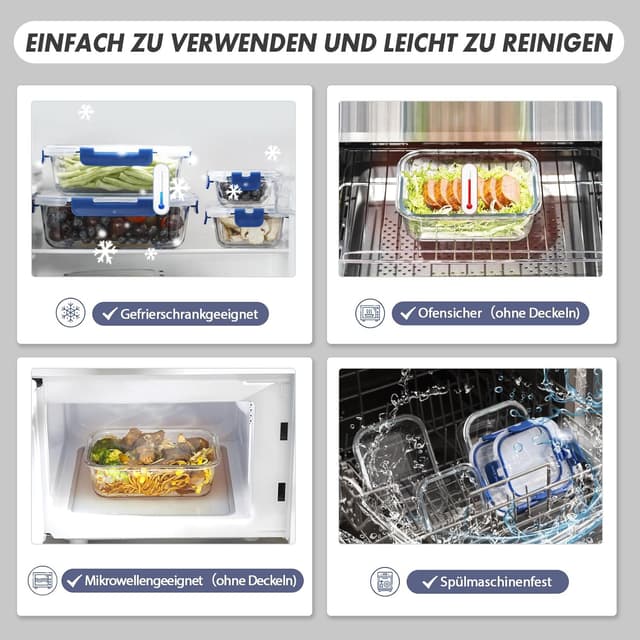 Thumbnail 5 de Fenger Glas Frischhaltedosen 10er Set