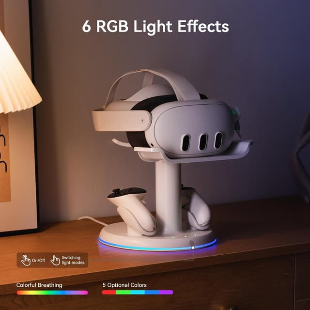 Thumbnail 6 de AMVR RGB Charging Dock Quest 3 30W