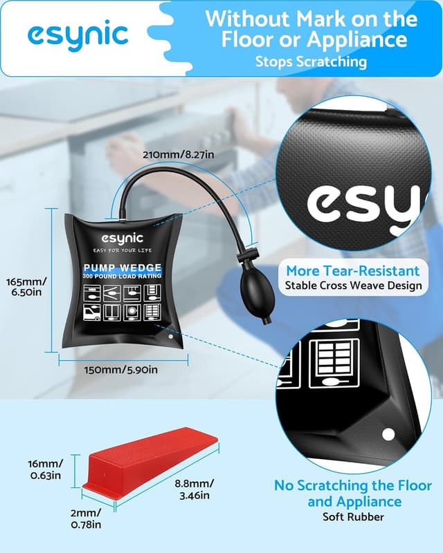 Detalle de Air wedge pump up bag 441lbs door lifter