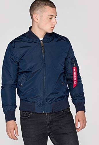 Detalle de ALPHA INDUSTRIES MA-1 TT Chaqueta 1 L azul