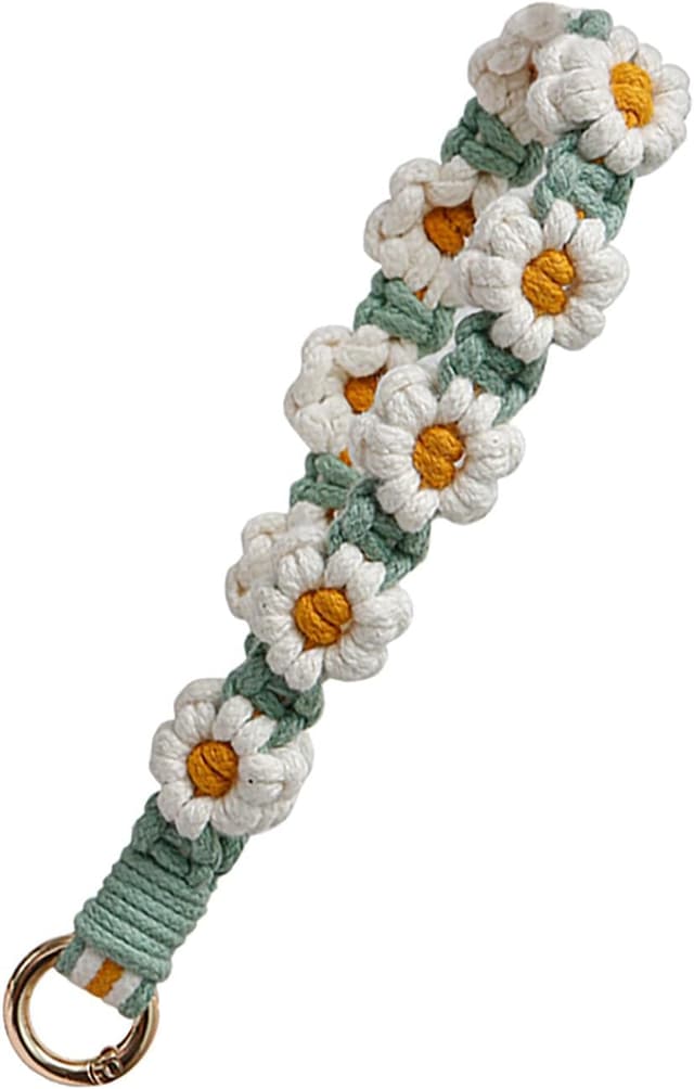 Detalle de CHUQING Makramee Schlüsselanhänger 18 cm