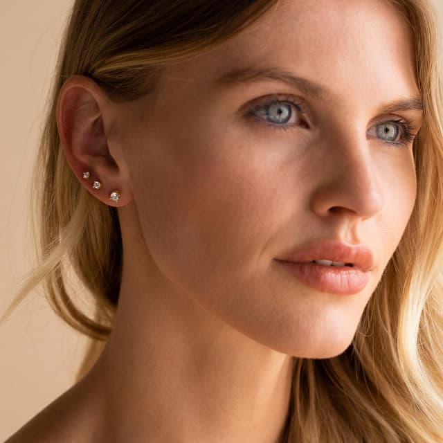 Thumbnail 3 de BodyBonita Silber 925 Ohrringe Set 3‑Paar