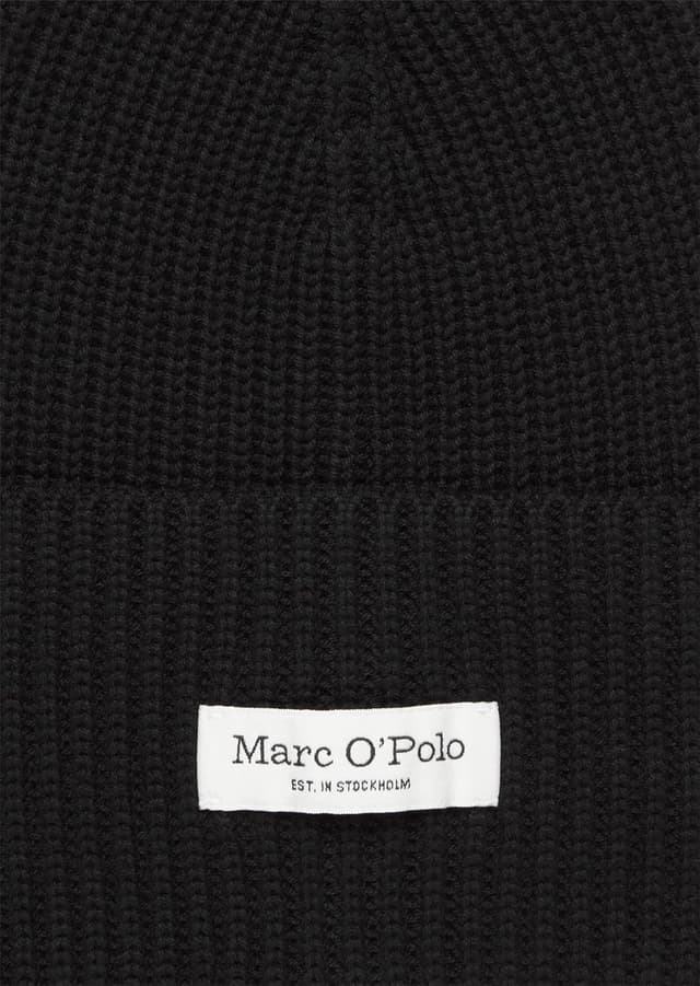 Detalle 2 de Marc O'Polo Damen Strickmütze Bio-Baumwolle