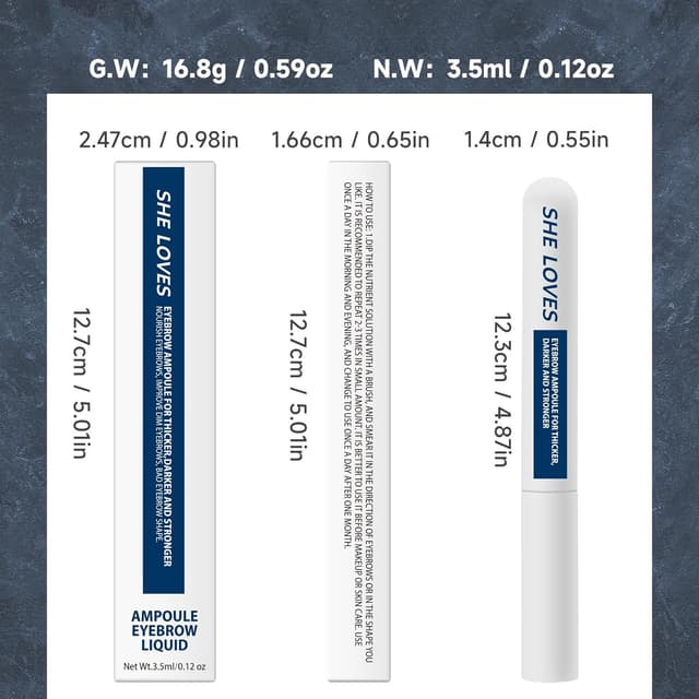 Thumbnail 6 de Serum Cejas Larga y Densa con Ácido Tetrapéptido 🌿