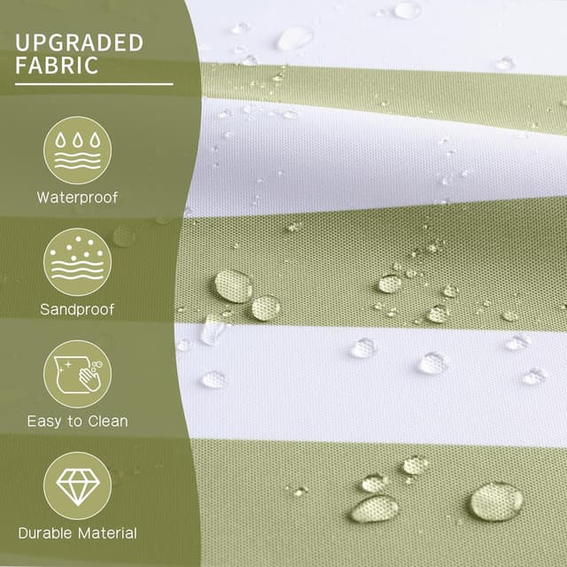 Thumbnail 6 de KALIDI FANCY FOREST Strandtasche XXL Familie – wasserdichte Badetasche mit Reißverschluss (38 l)