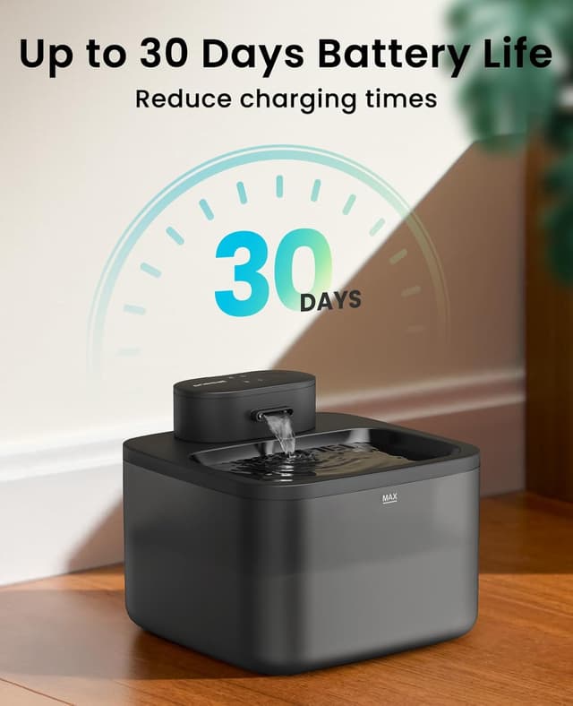 Detalle de oneisall Battery Module & Control Panel for PW13 2.2L cordless cat water fountain (Model PW13)