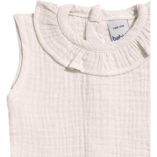 Detalle 2 de BABIDU Body bebé sin mangas algodón 100%