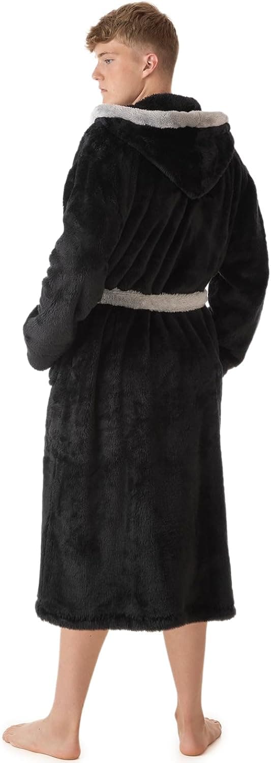 Detalle 2 de LEBENGOOD robe de chambre polaire S