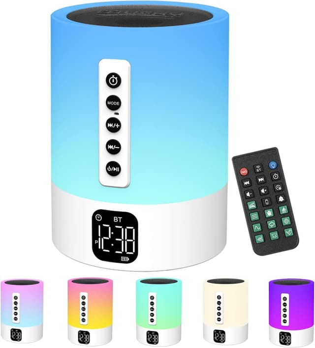 Imagen de Biseoamz Night Light Bluetooth Speaker 5.0 en OfertitasTOP